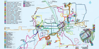 Кэбэк Хотын автобусны маршрут, газрын зураг